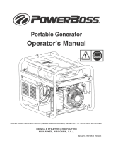 PowerBoss 030667 Instrucciones de operación