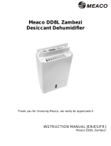Meaco DD8L Zambezi Manual de usuario