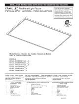Lithonia Lighting CPANL2X224/33/44LM35 Guía de instalación