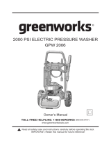 Greenworks GPW2006 Manual de usuario