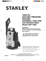 Stanley SHP1600 Guía de instalación