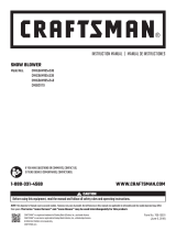 Craftsman Snow Blower Manual de usuario