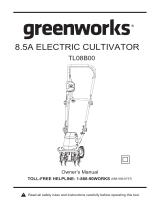 Greenworks TL08B00 Instrucciones de operación