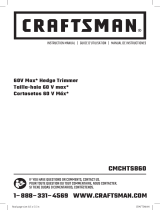 Craftsman CMCHTS860E1 Instrucciones de operación