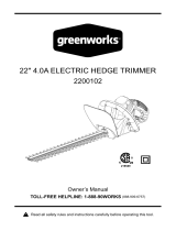 Greenworks 2200102 El manual del propietario