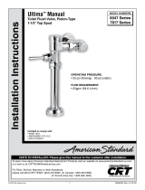 American Standard 6047.525.002 Guía de instalación
