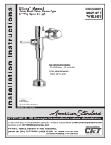 American Standard 7015.051.002 Guía de instalación