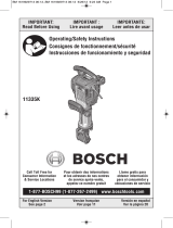 Bosch 11335K Guía del usuario