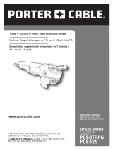 Porter Cable PCE829 Manual de usuario