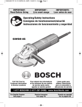 Bosch GWS9-45 Instrucciones de operación