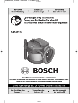 Bosch GAS18V-3N Guía del usuario