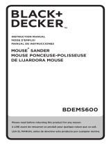 Black & Decker Black + Decker BDEMS600 Mouse 1.2A Corded Single Speed  Manual de usuario