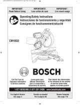 Bosch Power Tools CM10GD T1B Manual de usuario