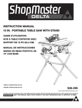 Delta ShopMaster S36-295 Manual de usuario