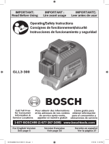 Bosch GLL3-300 Manual de usuario