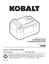 Kobalt KB 624-03 Guía del usuario