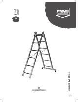Mac Allister Échelle d'escalier multiposition 2 x 11 marches - 3,3 m Manual de usuario