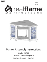 Real Flame 1750E-GRY Manual de usuario