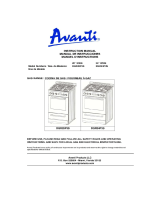 Avanti DGR20P3S Manual de usuario