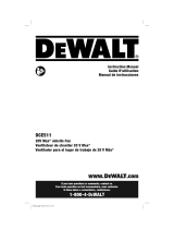 DeWalt DCE511B Manual de usuario