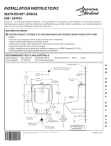 American Standard 6581001EC.020 Guía de instalación
