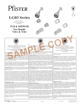 Pfister LG03-6180 Guía de instalación