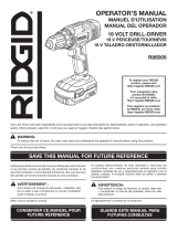 RIDGID R96862SB Guía del usuario