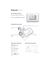 Honeywell RTH6360 Manual de usuario