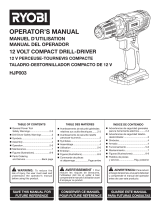 Ryobi HJP003 Manual de usuario