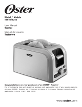 Oster 2-Slice Digital Countdown Toaster Manual de usuario