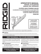 RIDGID R350CHD Manual de usuario