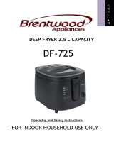 Brentwood DF-725 Guía del usuario