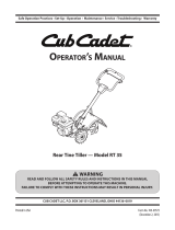 Cub Cadet RT-35 Manual de usuario
