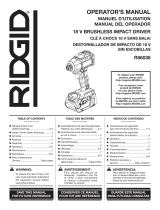 RIDGID R9603 Manual de usuario