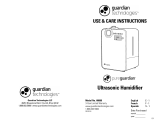 Pure Guardian H8000B El manual del propietario