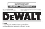 DeWalt DXV06P Manual de usuario