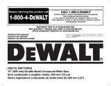 DeWalt DWS716XPS Manual de usuario