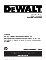 DeWalt DCE350M2 Guía del usuario