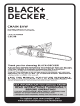 BLACK DECKER CS1216 Manual de usuario
