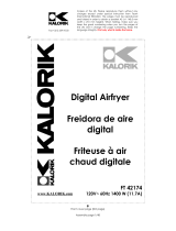 KALORIK FT 42174 Digital Airfryer El manual del propietario