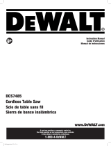 DeWalt DCS7485W6062 Manual de usuario