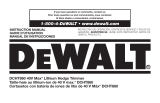 DeWalt DCHT860X1 Manual de usuario