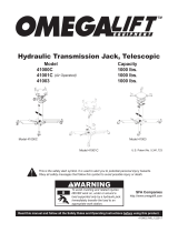 Omega Lift 41000C Manual de usuario