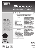 Weber Summit E-470 Guía del usuario
