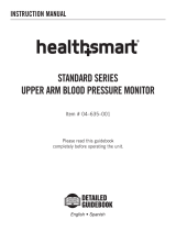 HealthSmart 04-635-001 Manual de usuario