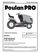 Poulan Pro 960420165 Manual de usuario