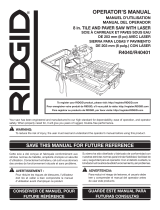 RIDGID R4040S-FT3500-FT3508-FT7007-FT7001 Manual de usuario