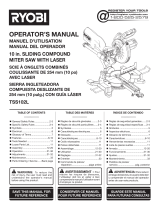 Ryobi TSS103-P1816 Manual de usuario