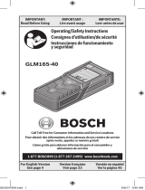 Bosch GCL2160S+GLM165 Manual de usuario
