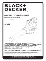 BLACK DECKER LSW60 Manual de usuario